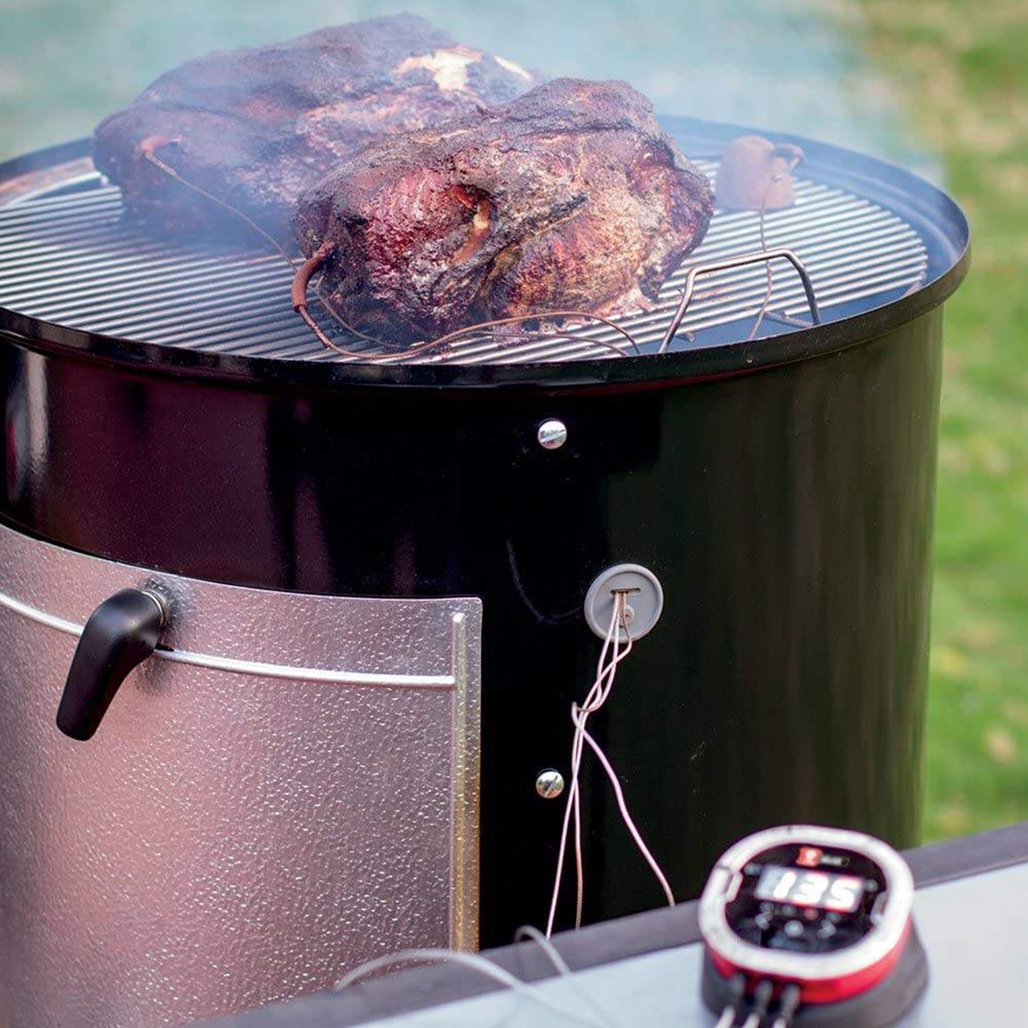 14 inch Vertical Charcoal BBQ Smoker