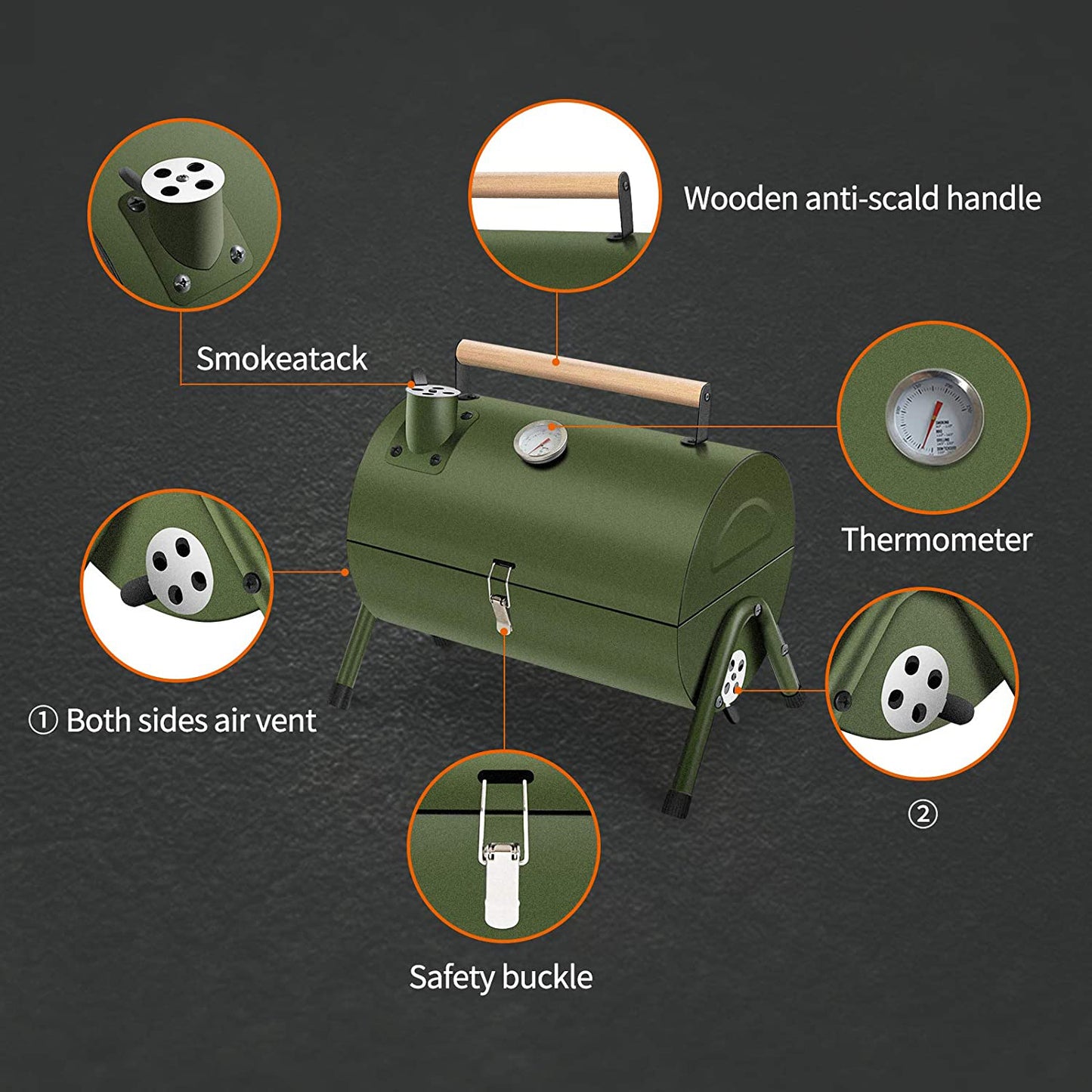 Camping Grill & Smoker